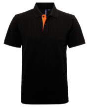 Men's classic fit contrast polo - Image 2
