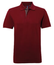 Men's classic fit contrast polo - Image 5
