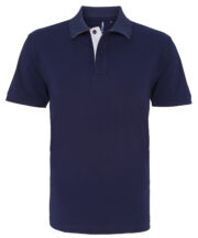 Men's classic fit contrast polo - Image 8