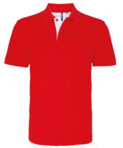 Men's classic fit contrast polo - Image 10