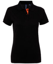 Women's contrast polo - Image 2