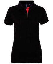 Women's contrast polo - Image 3