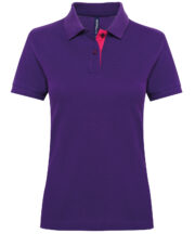Women's contrast polo - Image 7