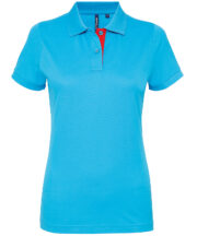 Women's contrast polo - Image 9