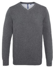 Men's cotton blend v-neck sweater - Image 2