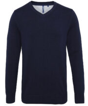 Men's cotton blend v-neck sweater - Image 3