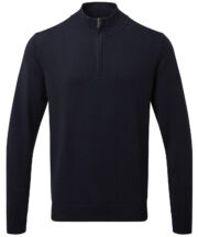 Men's cotton blend ¼ zip sweater - Image 3