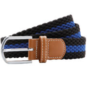 Two-colour stripe braid stretch belt - Image 2