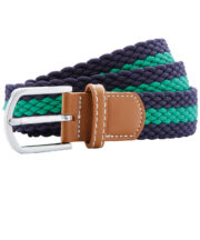 Two-colour stripe braid stretch belt - Image 3