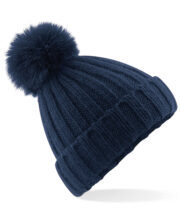 Verbier fur pop pom chunky beanie - Image 3