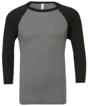 Unisex triblend ¾ sleeve baseball t-shirt - Image 3