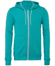 Unisex polycotton fleece full-zip hoodie - Image 21