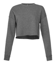 Women's cropped crew fleece - Image 2
