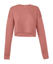 Women's cropped crew fleece - Image 4