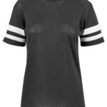 Women's mesh stripe tee