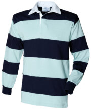 Sewn stripe long sleeve rugby shirt - Image 2
