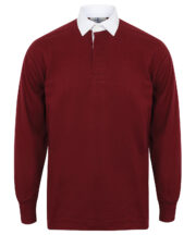 Long sleeve plain rugby shirt - Image 3