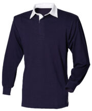 Long sleeve plain rugby shirt - Image 4