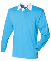 Long sleeve plain rugby shirt - Image 5