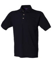 Classic cotton piqué polo with stand-up collar - Image 5