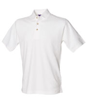 Classic cotton piqué polo with stand-up collar - Image 6