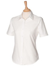 Women's short sleeve classic Oxford shirt - Image 2