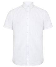 Modern short sleeve Oxford shirt - Image 3