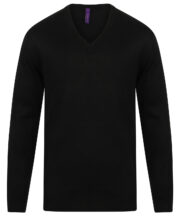 Cashmere touch acrylic v-neck jumper - Image 2