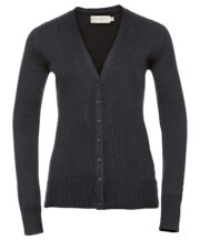 Women's v-neck knitted cardigan - Image 2