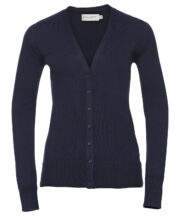 Women's v-neck knitted cardigan - Image 3