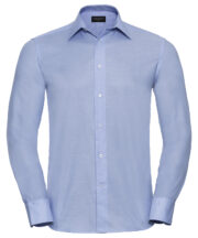 Long sleeve easycare tailored Oxford shirt - Image 4