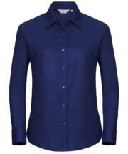 Women's long sleeve easycare Oxford shirt - Image 3