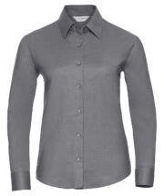 Women's long sleeve easycare Oxford shirt - Image 5