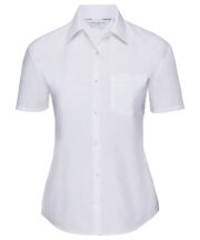 Women's short sleeve polycotton easycare poplin shirt - Image 6