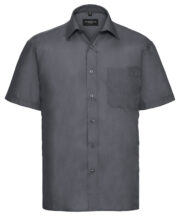 Short sleeve polycotton easycare poplin shirt - Image 3
