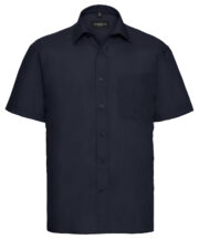 Short sleeve polycotton easycare poplin shirt - Image 4