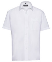 Short sleeve polycotton easycare poplin shirt - Image 5