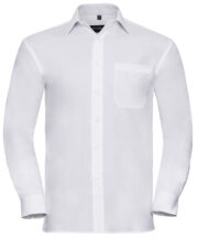 Long sleeve pure cotton easycare poplin shirt - Image 2