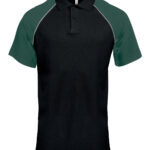 Polo baseball contrast polo shirt