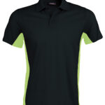 Flags short sleeve bi-colour polo shirt