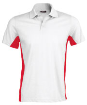 Flags short sleeve bi-colour polo shirt - Image 5
