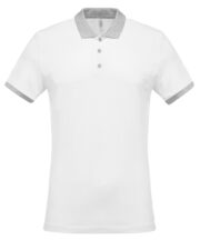 Two-tone piqué polo shirt - Image 4