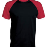 Baseball Short-sleeved two-tone T-shirt