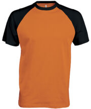 Baseball Short-sleeved two-tone T-shirt - Image 2