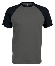 Baseball Short-sleeved two-tone T-shirt - Image 3