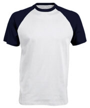 Baseball Short-sleeved two-tone T-shirt - Image 6