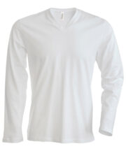 Men's long-sleeved V-neck T-shirt - Image 4