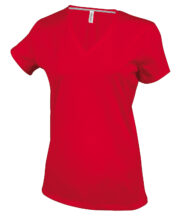Ladies' short-sleeved V-neck T-shirt - Image 5