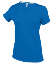 Ladies' short-sleeved V-neck T-shirt - Image 6