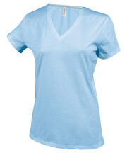 Ladies' short-sleeved V-neck T-shirt - Image 7